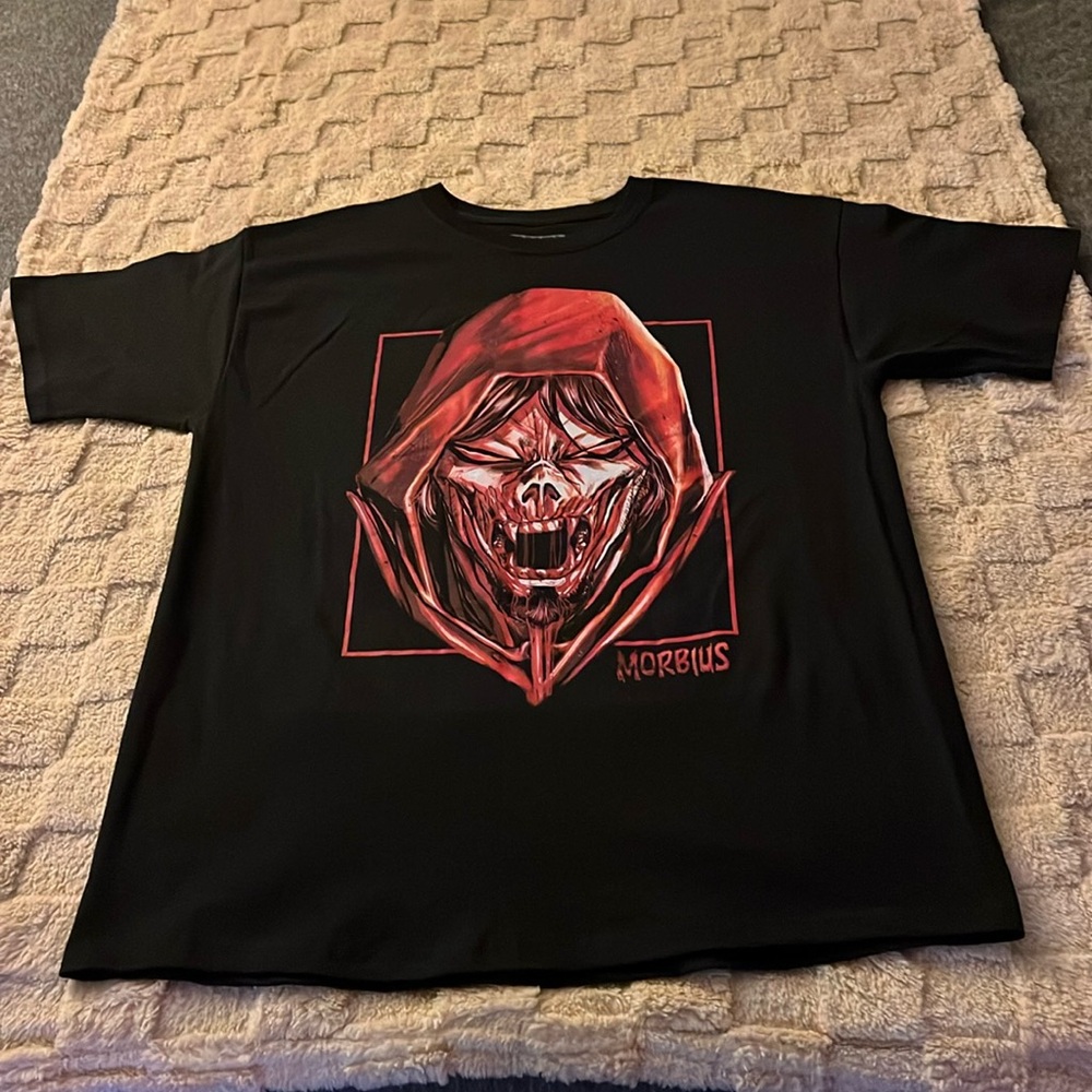 Morbius Tee, Large, Black.
